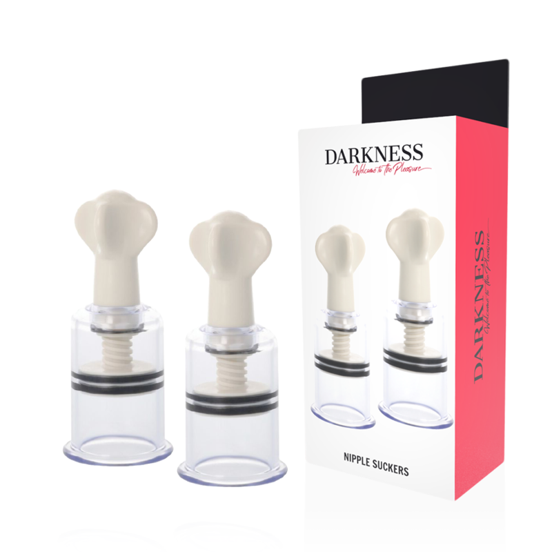 DARKNESS - SUCTOR DE MAMILO TRANSPARENTE 5CM DE DIÂMETRO - VIBRA24 SEXSHOP