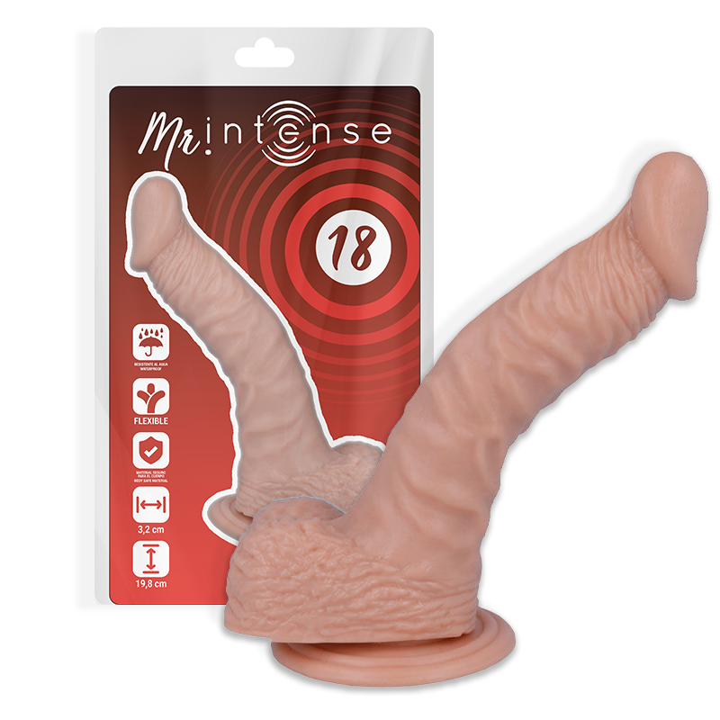 MR INTENSE - 18 REALISTIC PENIS 19.8 CM -O- 3.2 CM - VIBRA24 SEXSHOP
