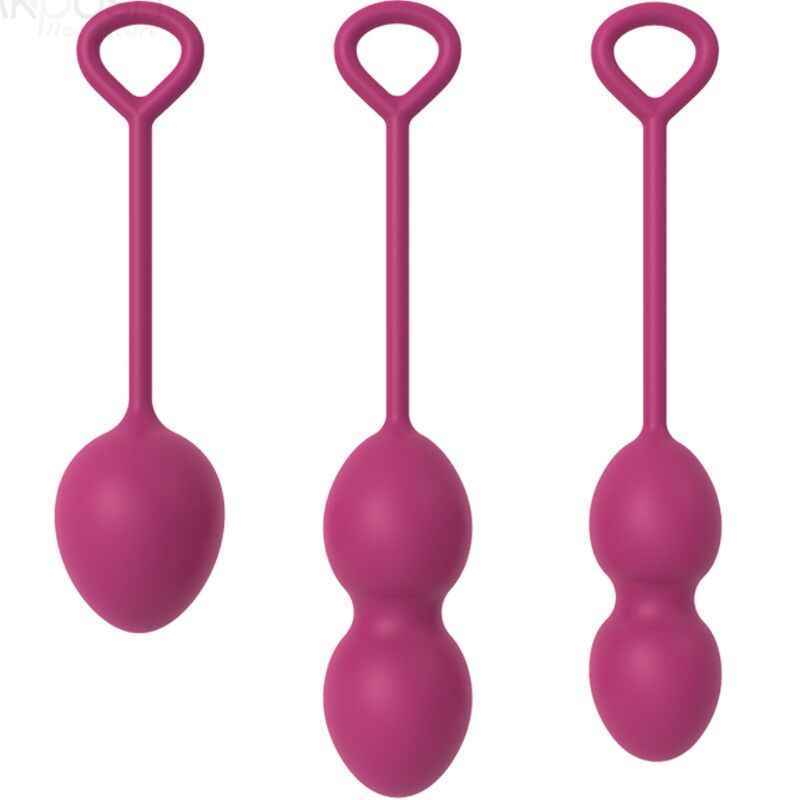 ARMONY - ANABIOSIS VAGINAL DUMBBELL 3 NÍVEIS BORGONHA - VIBRA24 SEXSHOP