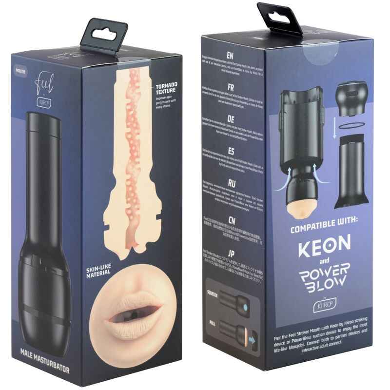 KIIROO - FEEL KIIROO MASTURBADOR DE BOCA - VIBRA24 SEXSHOP