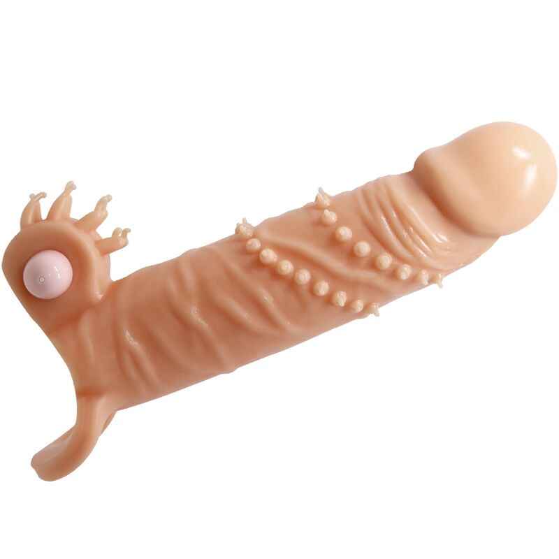 PRETTY LOVE - MANGA DE PÊNIS CONNOR + ESTIMULADOR DE CLITÓRIS CARNE - VIBRA24 SEXSHOP