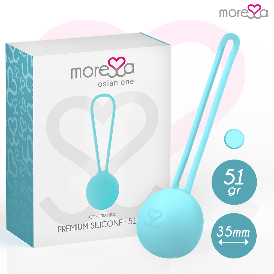 MORESSA - OSIAN ONE PREMIUM SILICONE TURQUESA - VIBRA24 SEXSHOP