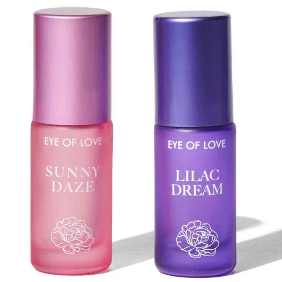 EYE OF LOVE - BLOOM DIA PARA NOITE FEROMÔNIO ROLL-ON PERFUME CONJUNTO 2 X 5 ML - VIBRA24 SEXSHOP