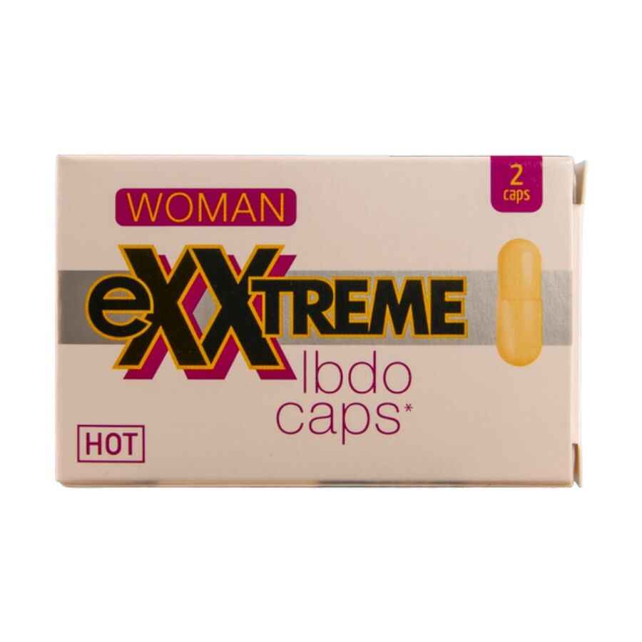 HOT - CÁPSULAS PARA LIBIDO EXTREMA MULHER 2 UNIDADES