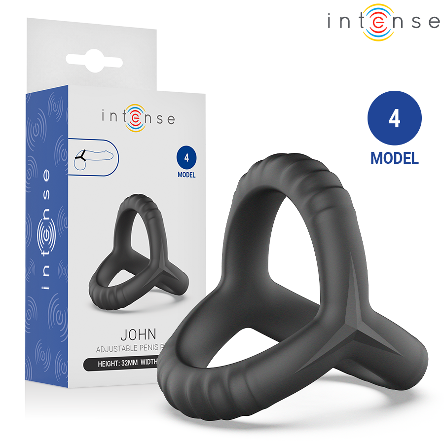 INTENSE - JOHN ANEL PENIANO TRIPLO AJUSTÁVEL MODELO 4 - VIBRA24 SEXSHOP