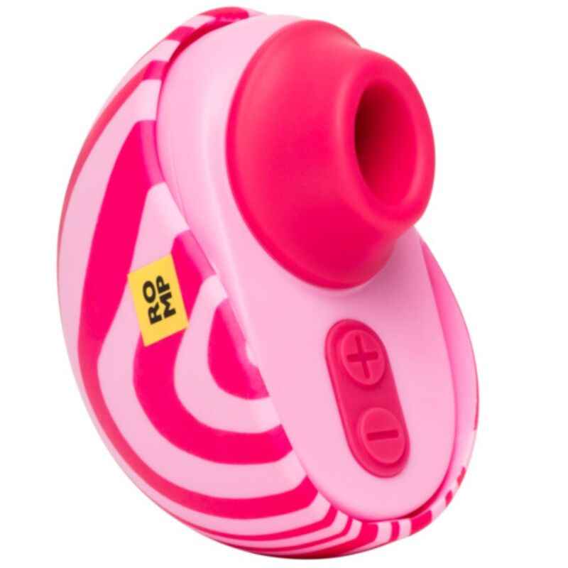 ROMP - SPIN CLITORAL SUCTION ANTITUDE COM ABERTURA E FECHAMENTO ROTATIVOS - VIBRA24 SEXSHOP