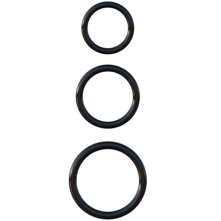 FANTASY C-RINGZ - CONJUNTO DE ESTAMINA DE 3 ANEL DE SILICONE - VIBRA24 SEXSHOP