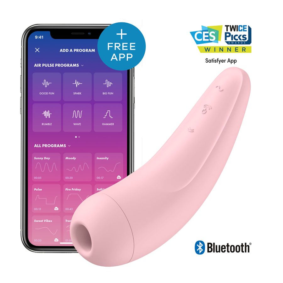 SATISFYER - CURVY 2 + ROSA - VIBRA24 SEXSHOP