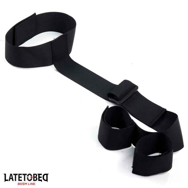 Ribbon Neck to Wrist Bondage