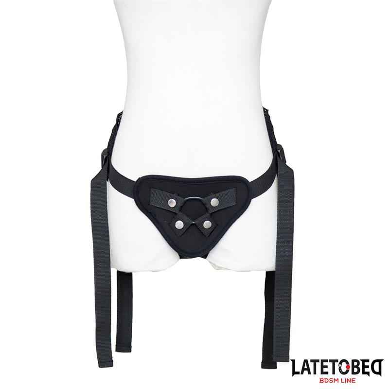 Lace Edge Strap On with Silicone Ring