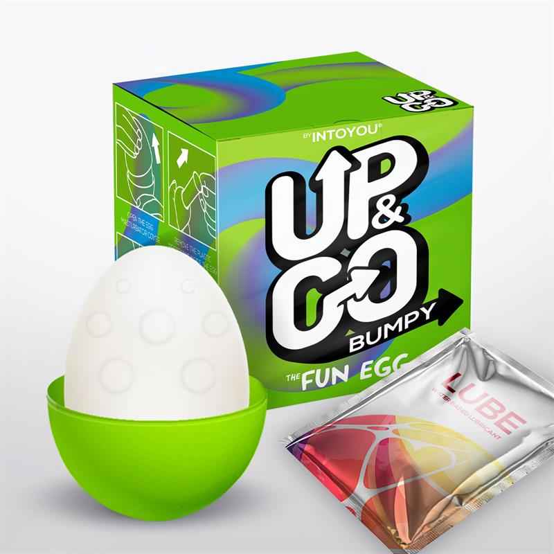 Bumpy Masturbator Egg Elastic Green