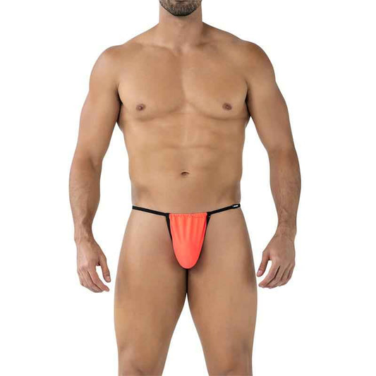 C4MSPX04 Fluo Pouch V-String Tangerine
