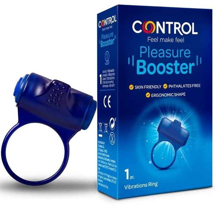 CONTROL - ANEL VIBRADOR DE REFORO DE PRAZER - VIBRA24 SEXSHOP