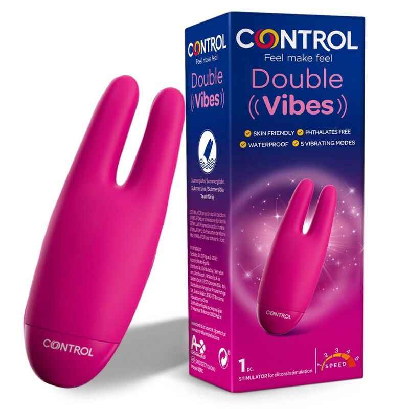 CONTROL - ESTIMULADOR DUPLO VIBES - VIBRA24 SEXSHOP