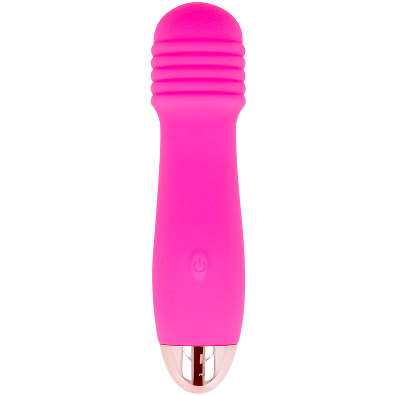 DOLCE VITA - VIBRADOR RECARREGÁVEL DE TRÊS VELOCIDADES PINK 7 - VIBRA24 SEXSHOP