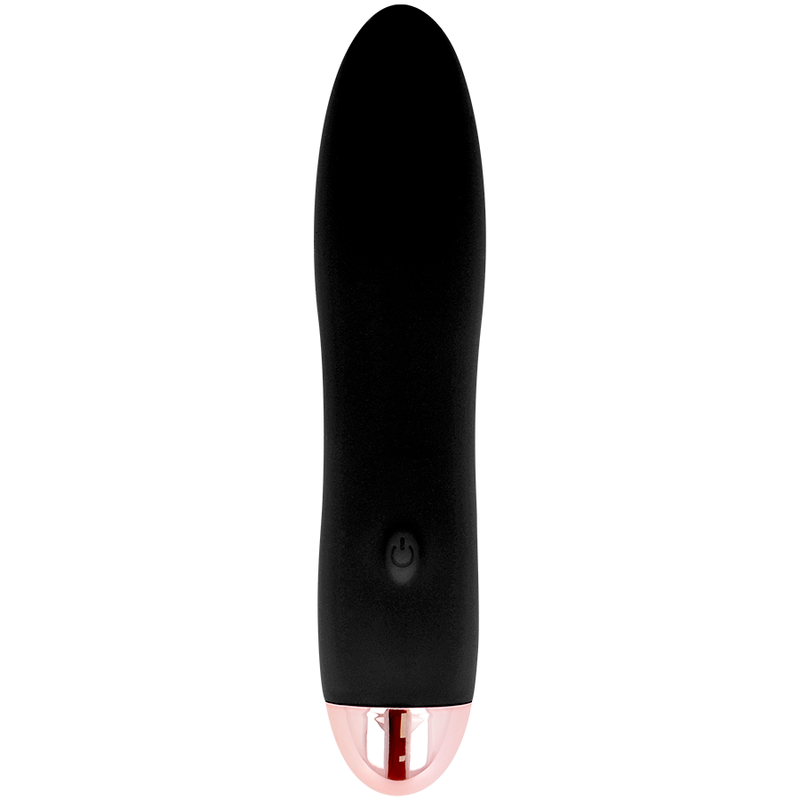 DOLCE VITA - VIBRADOR RECARREGÁVEL QUATRO PRETO 7 VELOCIDADES - VIBRA24 SEXSHOP