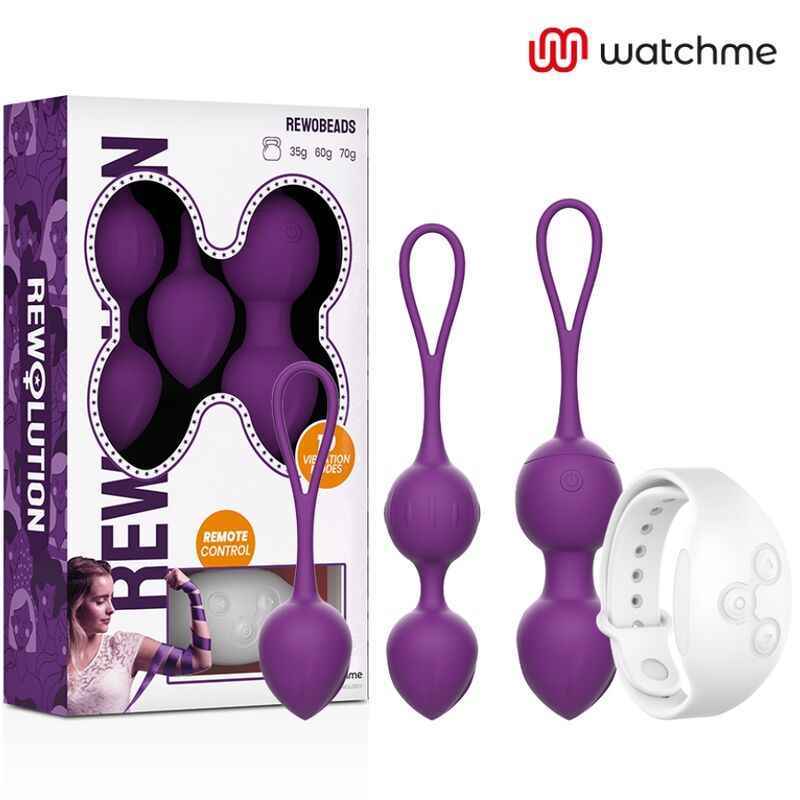 REWOLUTION - REWOBEADS BOLAS VIBRATÓRIAS CONTROLE REMOTO COM TECNOLOGIA WATCHME - VIBRA24 SEXSHOP