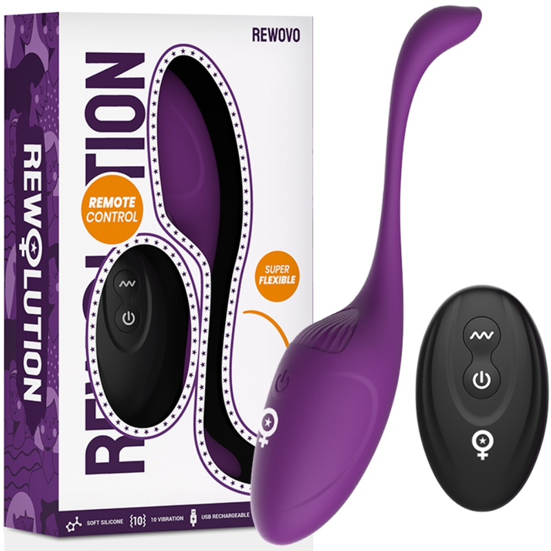 REWOLUTION - CONTROLE REMOTO DO VIBRADOR DE OVO REWOVO - VIBRA24 SEXSHOP