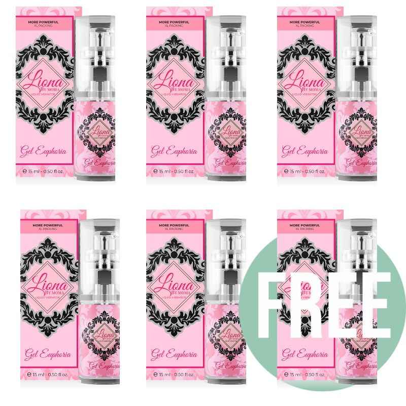LIONA BY MOMA - LIQUID VIBRADOR EUPHORIA GEL 15 ML 5+1 GRÁTIS