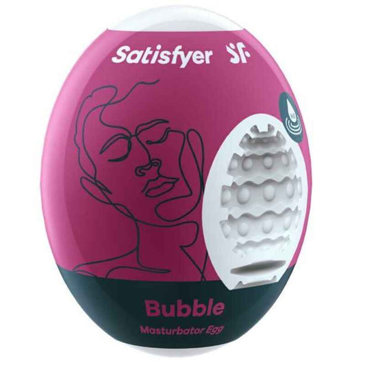 SATISFYER - OVO MASTURBADOR BUBBLE - VIBRA24 SEXSHOP