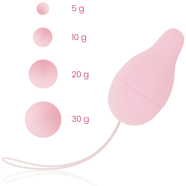 OHMAMA - SISTEMA DE PESO KEGEL PARA DESENVOLVEDOR DE PISO PÉLVICO - VIBRA24 SEXSHOP