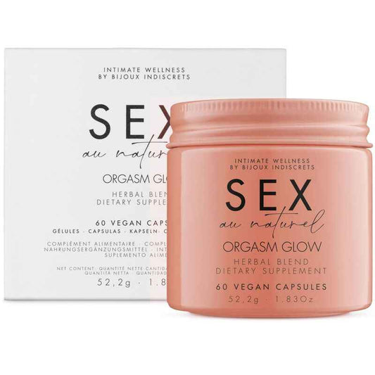 BIJOUX - SUPLEMENTO ALIMENTAR ORGASM GLOW 60 CÁPSULAS