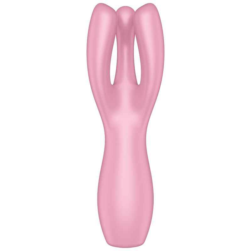 SATISFYER - VIBRADOR THREESOME 3 ROSA