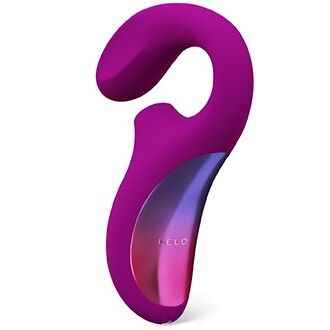 LELO - ENIGMA CRUISE ESTIMULAO DUPLA SONIC MASSAGER DEEP ROSE - VIBRA24 SEXSHOP