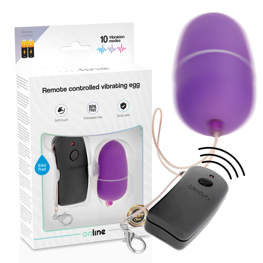 ONLINE - OVO VIBRANTE COM CONTROLE REMOTO LILS - VIBRA24 SEXSHOP