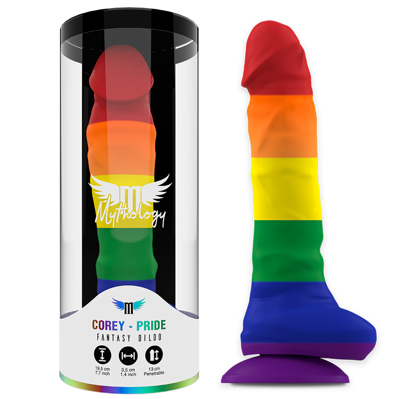 MYTHOLOGY - COREY PRIDE DILDO L - VIBRA24 SEXSHOP