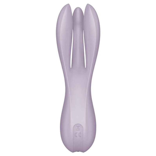 SATISFYER - VIBRADOR THREESOME 2 VIOLETA