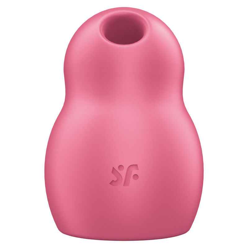 SATISFYER - PRO TO GO 1 ESTIMULADOR E VIBRADOR DE PULSO DE AR DUPLO VERMELHO - VIBRA24 SEXSHOP