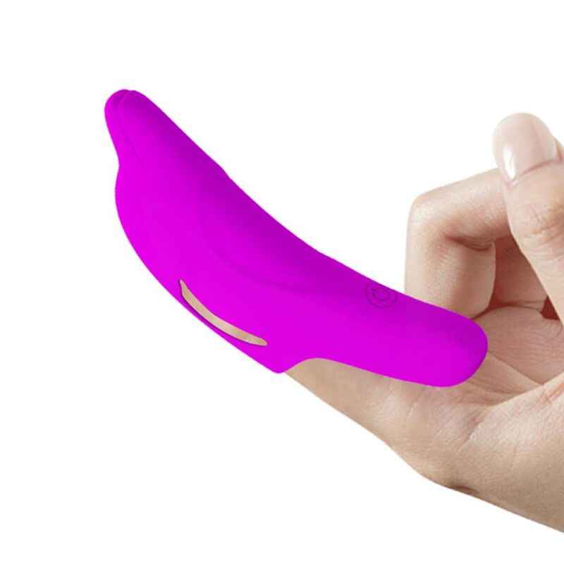 PRETTY LOVE - ESTIMULADOR DE DEDO ROXO DELPHINI PODEROSO - VIBRA24 SEXSHOP