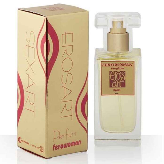 EROS-ART - FEROWOMAN PERFUME FEROMÔNICOS FEMININOS 50 ML - VIBRA24 SEXSHOP