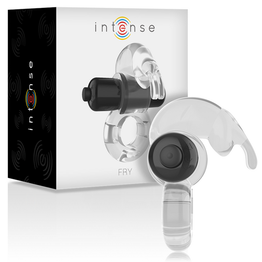INTENSE - ANEL VIBRADOR TRANSPARENTE FRY - VIBRA24 SEXSHOP