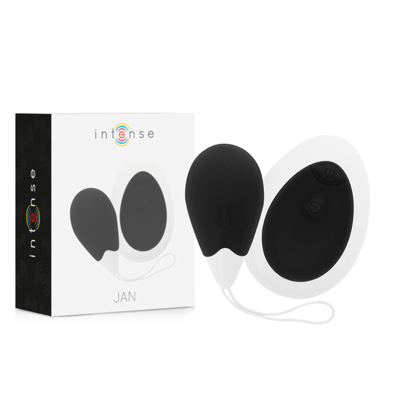 INTENSE - CONTROLE REMOTO DE OVO VIBRATÓRIO JAN PRETO - VIBRA24 SEXSHOP