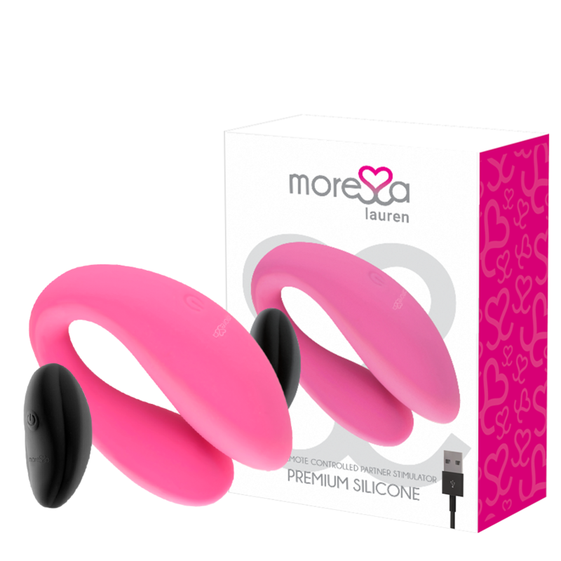 MORESSA - ESTIMULADOR DE CONTROLE REMOTO LAUREN PARA CASAIS - VIBRA24 SEXSHOP