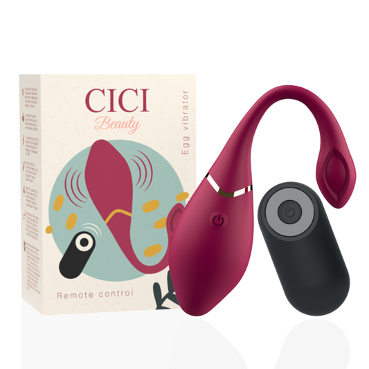 CICI BEAUTY - CONTROLE REMOTO PREMIUM SILICONE EGG VIBRADOR - VIBRA24 SEXSHOP