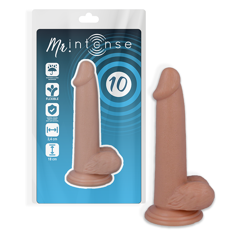 MR INTENSE - 10 REALISTIC PENIS 18 CM -O- 3.4 CM - VIBRA24 SEXSHOP