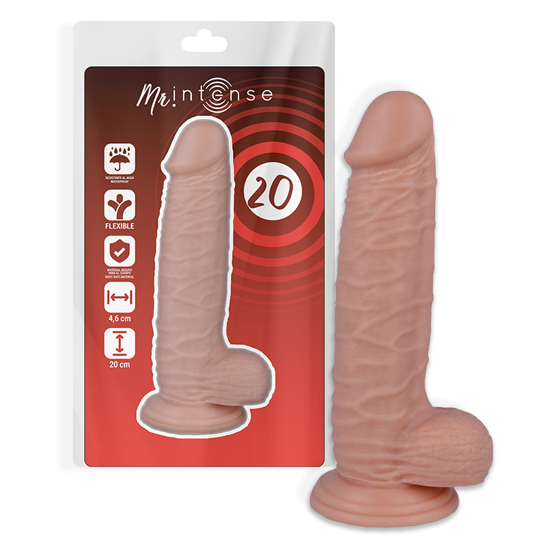 MR INTENSE - 20 REALISTIC PENIS 20 CM -O- 4.6 CM - VIBRA24 SEXSHOP