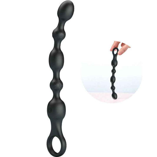 PRETTY LOVE - VAN ANAL BALLS 10 VIBRAÕES SILICONE RECARREGVEL - VIBRA24 SEXSHOP