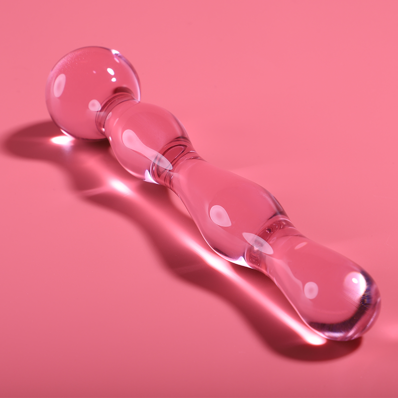 NEBULA SERIES BY IBIZA - MODELO 13 DILDO VIDRO BOROSILICADO ROSA 18 CM -O- 3.5 CM - VIBRA24 SEXSHOP