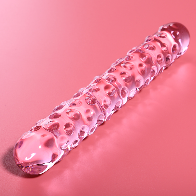 NEBULA SERIES BY IBIZA - MODELO 15 DILDO VIDRO BOROSILICADO ROSA 18.5 CM -O- 3 CM - VIBRA24 SEXSHOP