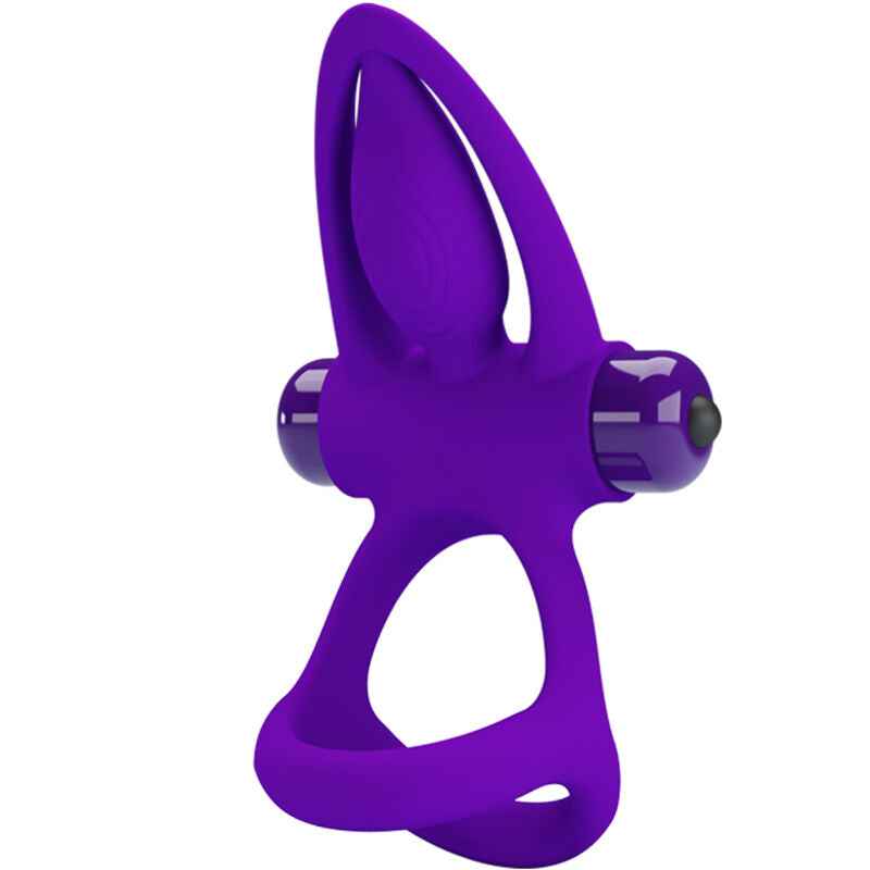 PRETTY LOVE - ANEL VIBRADOR 10 VIBRAÕES LILA SILICONE - VIBRA24 SEXSHOP