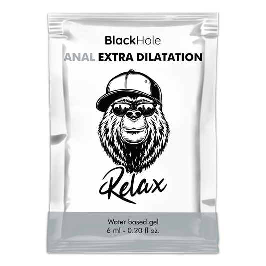 BLACK HOLE - GEL À BASE DE ÁGUA EXTRA DILATAÇÃO 6 ML DOSE ÚNICA