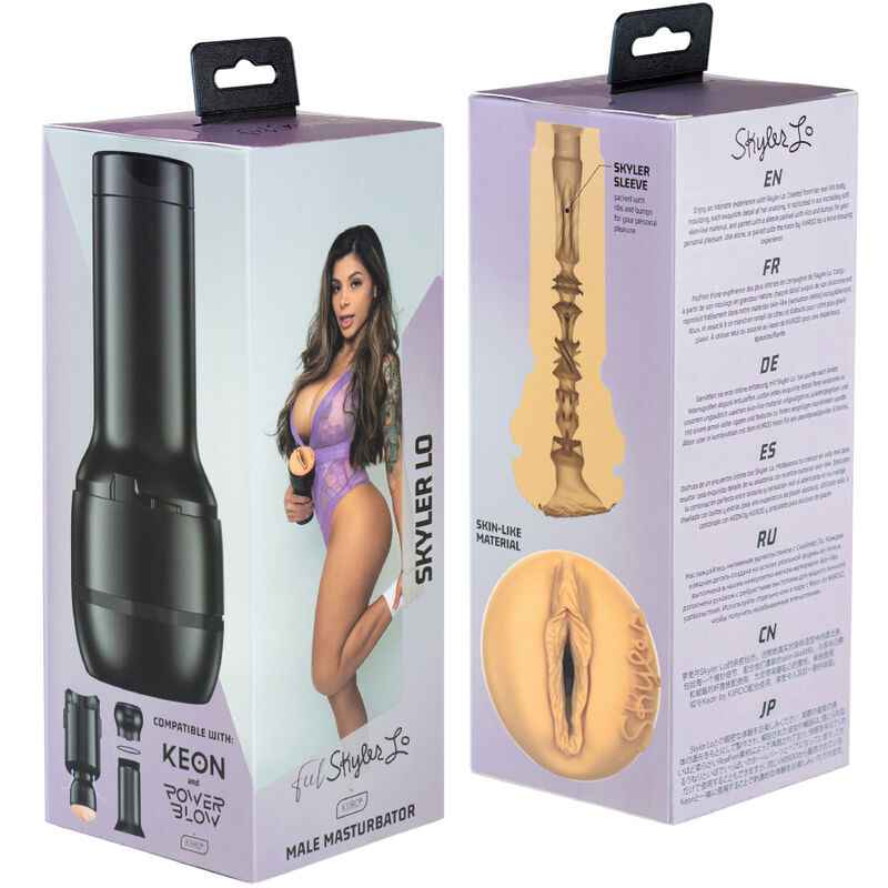 KIIROO - FEEL SKYLER LO STARS COLLECTION STROKERS POWERBLOW COMPATÍVEL - VIBRA24 SEXSHOP