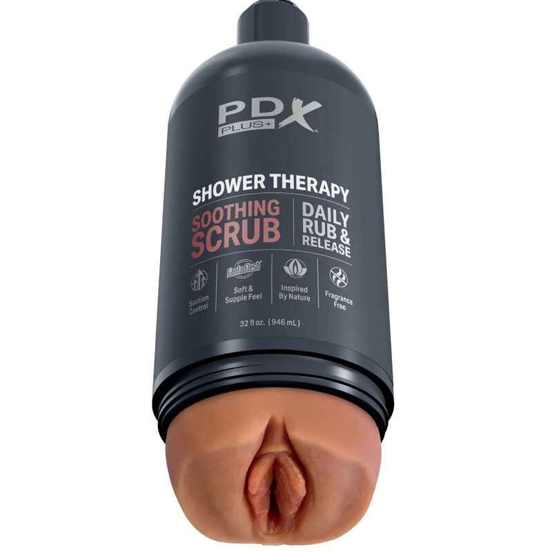 PDX PLUS - STROKER MASTURBATOR DISCREET GARRAFA DESIGN CALMANTE SCRUB CANDY SHAMPOO - VIBRA24 SEXSHOP