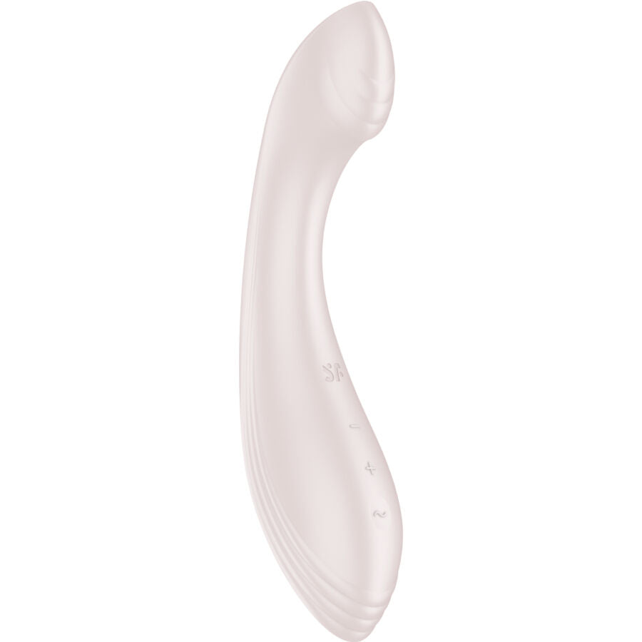 SATISFYER - G-FORCE ESTIMULADOR VIBRADOR G-SPOT BEGE - VIBRA24 SEXSHOP