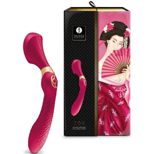 SHUNGA - ZOA MASSAGER ÍNTIMO FÚCSIA - VIBRA24 SEXSHOP