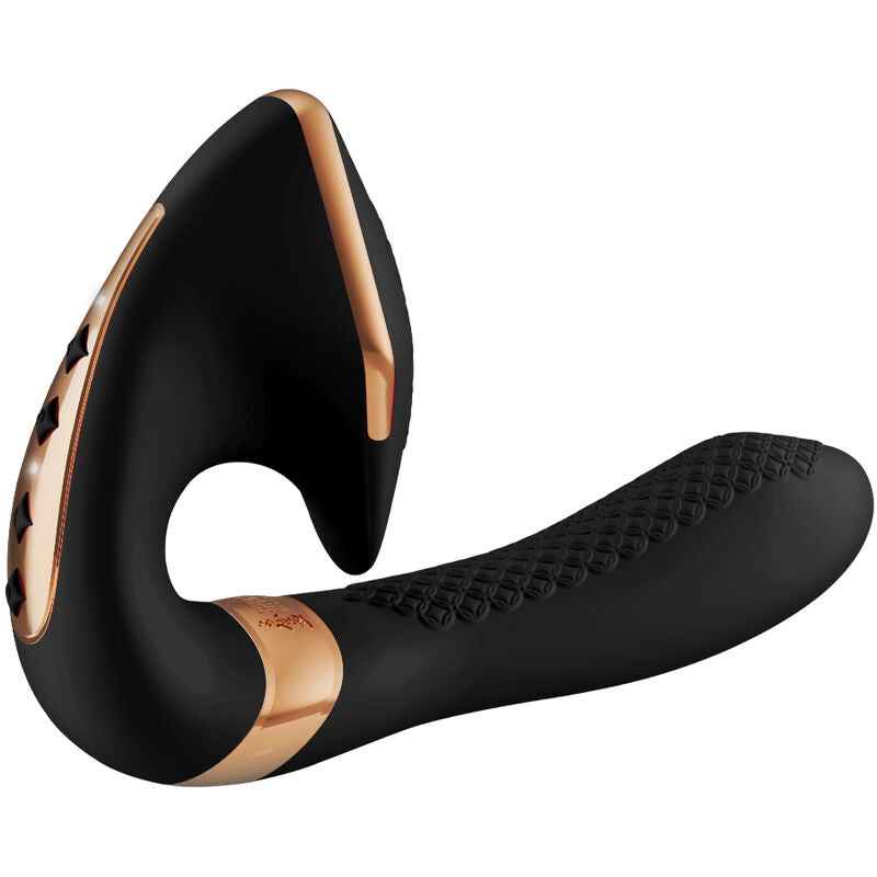 SHUNGA - MASSAJADOR ÍNTIMO SOYO PRETO - VIBRA24 SEXSHOP